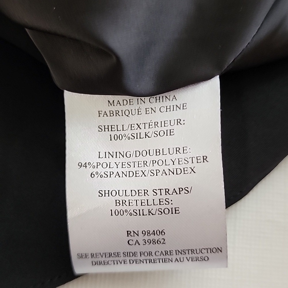 NWT Theory Devron Black Silk Fit‎ and Flare Dress Size 10 - Picture 14 of 16